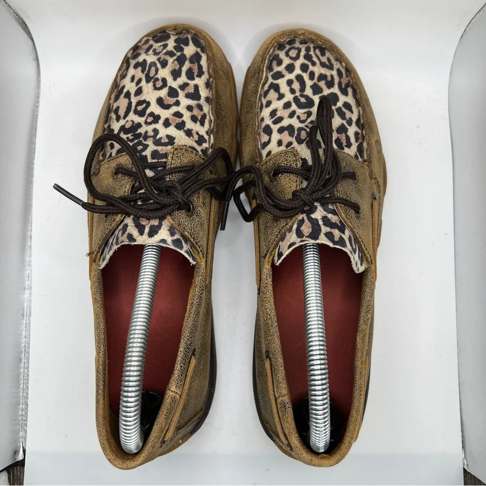 Youth Twisted X Moccasin Shoes Size 6